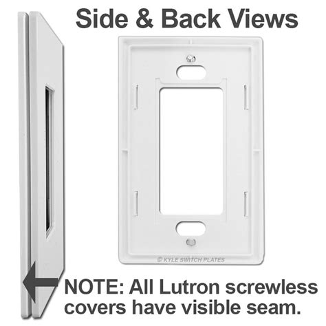 screwless switch plate covers